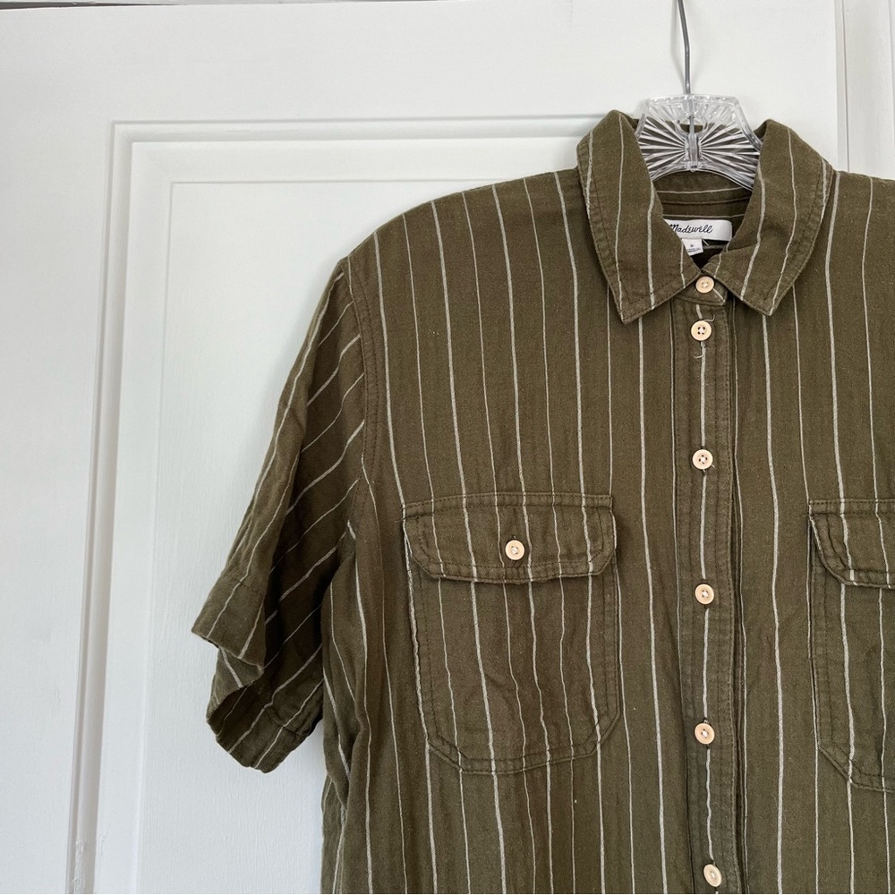 Madewell lightspun oversized button-up shirt